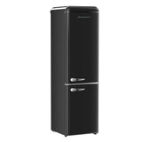 Frigidaire, 9.2 Cu. Ft. Retro Refrigerator, Bottom Mount, Black