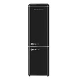 Frigidaire, 9.2 Cu. Ft. Retro Refrigerator, Bottom Mount, Black