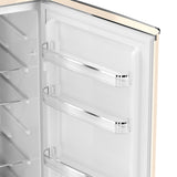 Frigidaire, 9.2 Cu. Ft. Retro Refrigerator, Bottom Mount, Cream
