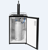 Frigidaire, 5.4 Cu. Ft. Kegerator Bee Bar, Stainless Steel, Black