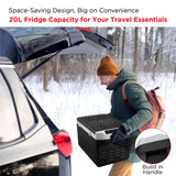 Frigidaire 20L Portable Convertible Electric Refrigerator/Freezer, Black