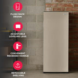 Frigidaire 10.0 Cu. Ft. Upright Freezer, Platinum