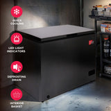 Frigidaire 10.0 Cu. Ft. Chest Freezer, Black
