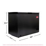 Frigidaire 10.0 Cu. Ft. Chest Freezer, Black