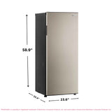 Frigidaire 10.0 Cu. Ft. Upright Convertible Refrigerator/Freezer, Platinum