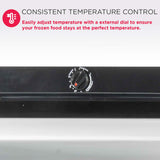 Frigidaire 10.0 Cu. Ft. Upright Convertible Refrigerator/Freezer, Platinum