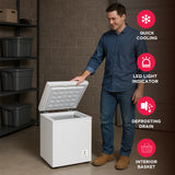 Frigidaire 2.1 Cu. Ft. Chest Freezer, White