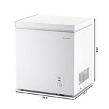 Frigidaire, 2.1 Cu. Ft. Chest Freezer, White