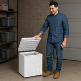 Frigidaire, 2.1 Cu. Ft. Chest Freezer, White