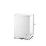 Frigidaire, 3.5 Cu. Ft. Chest Freezer, White