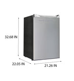 Frigidaire, 3.0 Cu. Ft. Upright Freezer, Platinum