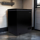 Frigidaire, 5.0 Cu. Ft. Chest Freezer, Black