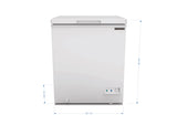 Frigidaire, 5.0 Cu. Ft. Chest Freezer, White