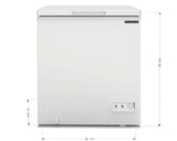 Frigidaire, 5.0 Cu. Ft. Chest Freezer, White