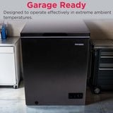 Frigidaire 5.0 Cu. Ft. Chest Freezer, Black Granite Design