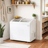 Frigidaire 6.7 Cu. Ft. Convertible Glass Top Display Fridge/Freezer
