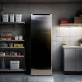 Frigidaire, 6.5 Cu. Ft. Upright Freezer, Platinum