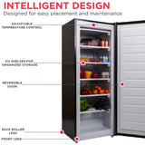 Frigidaire 6.5 Cu. Ft. Upright Freezer, Platinum