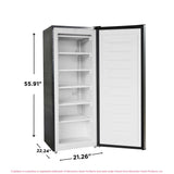 Frigidaire 6.5 Cu. Ft. Upright Freezer, Platinum