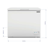 Frigidaire, 7.0 Cu. Ft. Chest Freezer, White