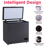 Frigidaire 7.0 Cu. Ft. Chest Freezer, Black Granite Design