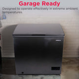 Frigidaire 7.0 Cu. Ft. Chest Freezer, Black Granite Design