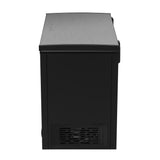 Frigidaire 7.0  CU FT Chest Freezer, Stainless Steel Lid, Black