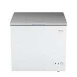 Frigidaire 7.0  CU FT Chest Freezer, Stainless Steel Lid, white