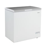 Frigidaire 7.0  CU FT Chest Freezer, Stainless Steel Lid, white