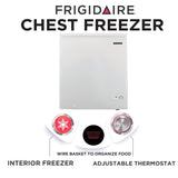 Frigidaire, 9.0 Cu. Ft. Chest Freezer, White