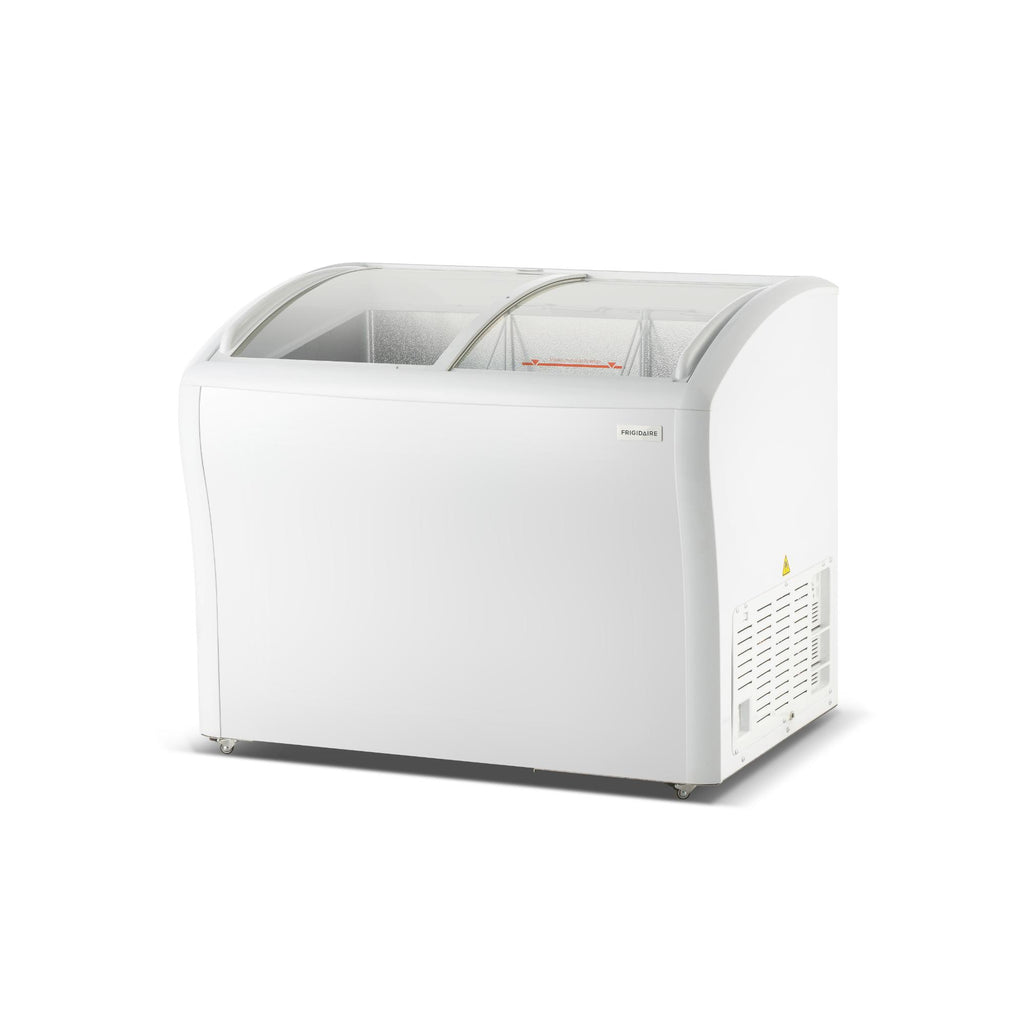 Frigidaire 9 Cu. Ft./260 Liter Curved Glass Top Display Freezer, White