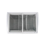 Frigidaire 9 Cu. Ft./260 Liter Curved Glass Top Display Freezer, White