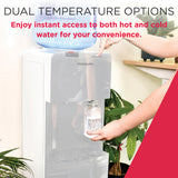 Frigidaire Hot/Cold Water Cooler, Top Load, Black