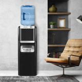 Frigidaire, Hot/Cold Water Cooler, Top Load, Built-In Ice Maker, Black