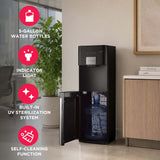 Frigidaire Touch Control Hot/Cold Water Cooler, Bottom Load, UV Feature, Stainless Steel