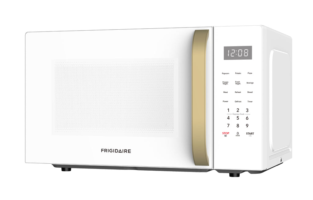 Frigidaire, 1.1 CU. FT. Microwave, White and Gold