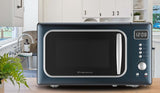 Frigidaire, 0.7 Cu. Ft. Retro Countertop Microwave Oven, Azure