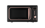 Frigidaire, 0.7 Cu. Ft. Retro Countertop Microwave Oven, Black Rosegold
