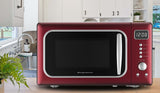 Frigidaire, 0.7 Cu. Ft. Retro Countertop Microwave Oven, Merlot