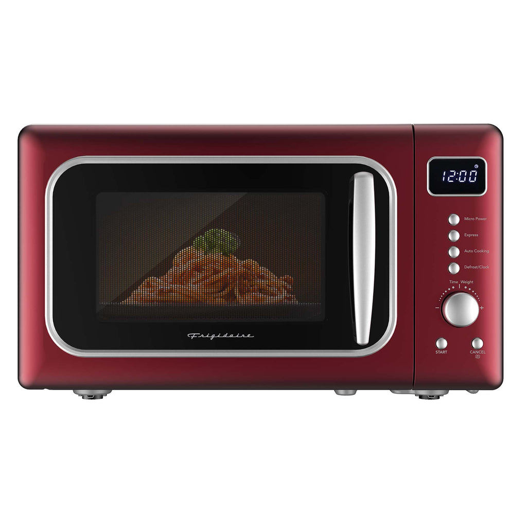 Frigidaire, 0.7 Cu. Ft. Retro Countertop Microwave Oven, Merlot