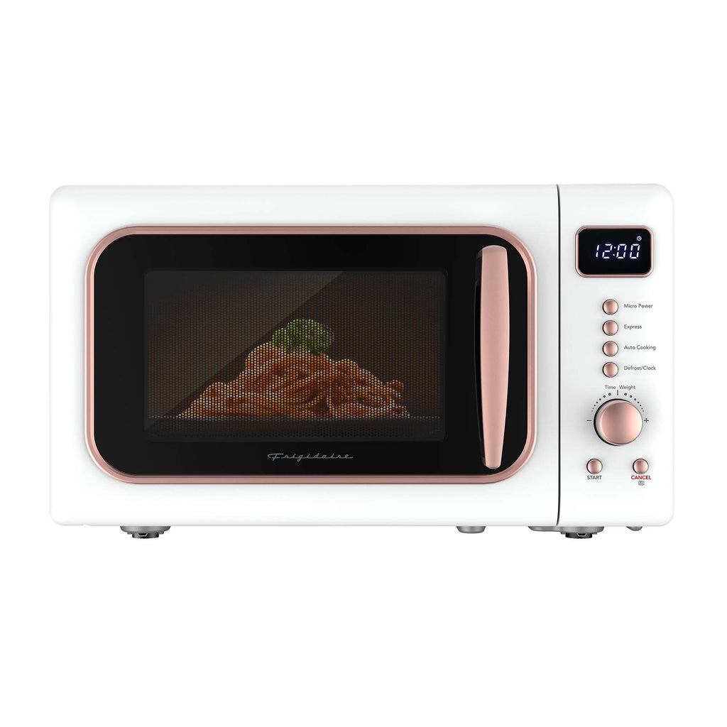 Frigidaire, 0.7 Cu. Ft. Retro Countertop Microwave Oven, White