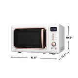 Frigidaire 0.7 Cu. Ft. Retro Countertop Microwave Oven, White