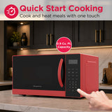 Frigidaire 0.9 Cu. Ft. Countertop Microwave Oven, Red