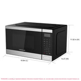 Frigidaire 0.9 Cu. Ft. Countertop Microwave Oven, Stainless Steel