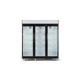 Frigidaire, 49.4 Cu. ft. Commercial Glass Display Refrigerator, Triple Door