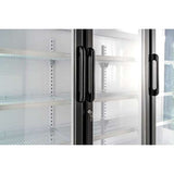 Frigidaire, 49.4 Cu. ft. Commercial Glass Display Refrigerator, Triple Door