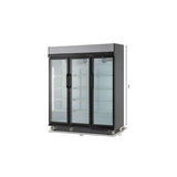 Frigidaire, 49.4 Cu. ft. Commercial Glass Display Refrigerator, Triple Door