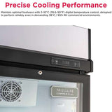 Frigidaire, 49.4 Cu. ft. Commercial Glass Display Refrigerator, Triple Door