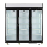 Frigidaire, 49.4 Cu. ft. Commercial Glass Display Refrigerator, Triple Door