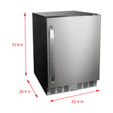Frigidaire Gallery, 5.0 Cu. Ft.. Capacity Built-In Refrigerator -Stainless Steel- Frost Free